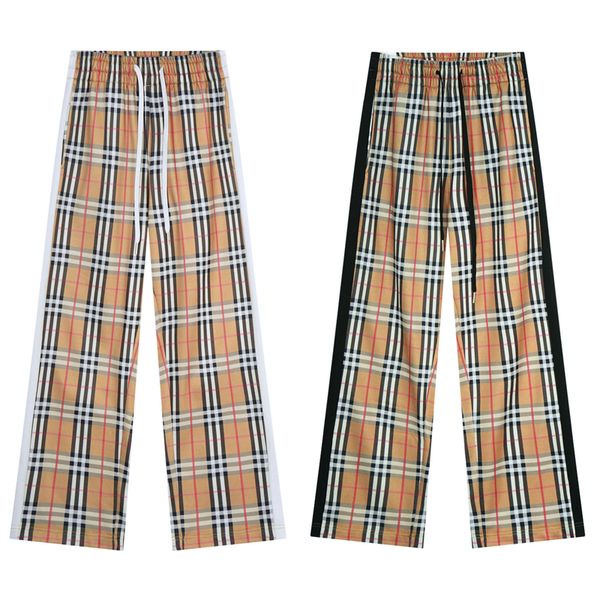 pantaloni firmati per uomo e donna BUB Plaid Pantaloni sportivi casual Fitness Allenamento hip hop Pantaloni elastici Abbigliamento uomo Pantaloni pantaloni sportivi neri taglia S-XL