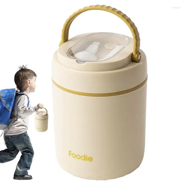 Бутылки с водой, термос для обеда, коробка для хранения детей с изоляцией, контейнер для супа из нержавеющей стали