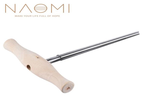 NAOMI Violin Peg Reamer Hole Reamer 130 Taper com cabo de madeira para violino 34 44 6805462
