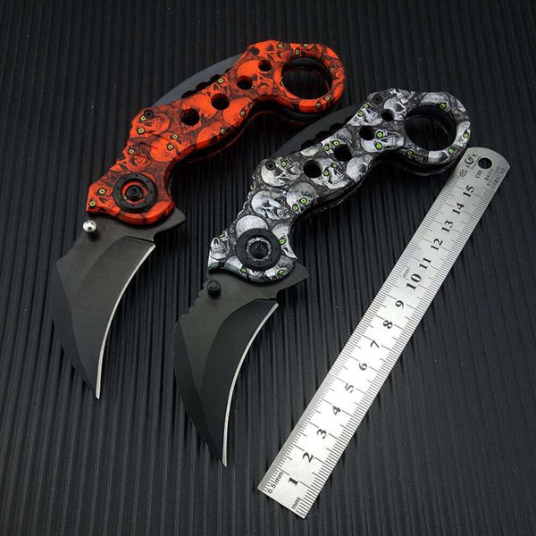 Tattico pieghevole lama karambit coltello tascabile da coltello da 5 