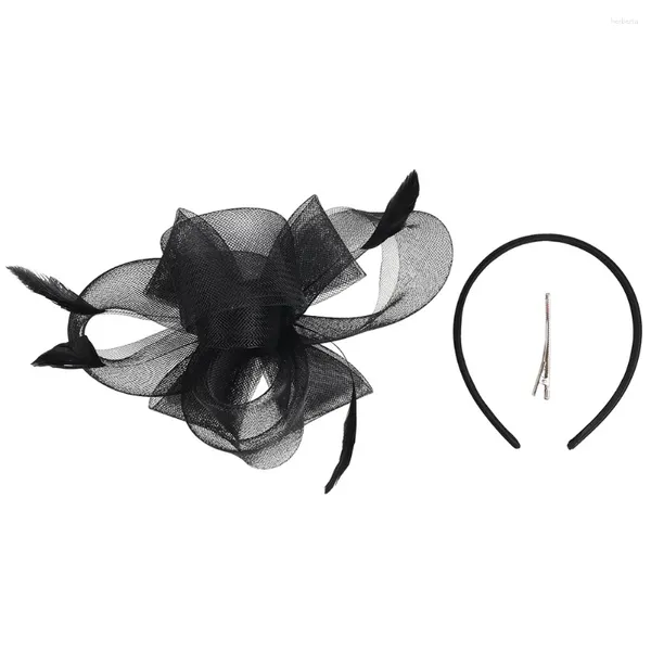 Bandane Tea Party Hat Fascinators per donna Cappelli vintage Clip per copricapo Fasce per capelli da donna