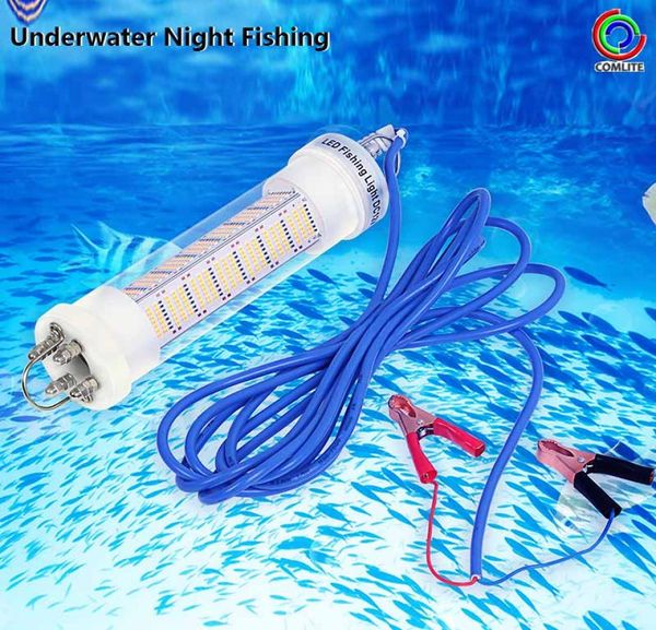 DC12V Luci a LED Esca per pesca con esca 200W Luce per pesca in acque profonde a manovella per calamari8746293