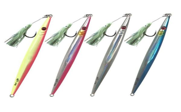 AS Fast Jigging Lure Affondamento Vertical Glow Jigs One Set 160g200g250g300g Speed Falling Jig Saltwater Artificiale Metallo Pesce Esca T21293334