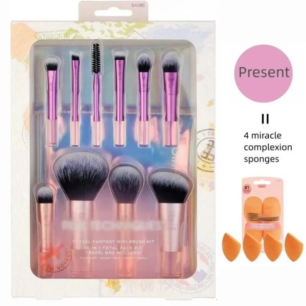 Pincéis de maquiagem Real techniqu RT Brushes Set 4285 Dream Suit mini Journey Set Profissional Handy Beauty Make Up Tools Zipper Storage Bag 231202