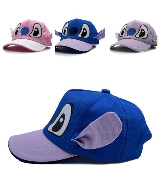 nuovi bambini berretto da baseball cartone animato anime riccio design cappello all'aperto berretto grandi orecchie hip hop cappelli aderenti per bambino bambino zx002