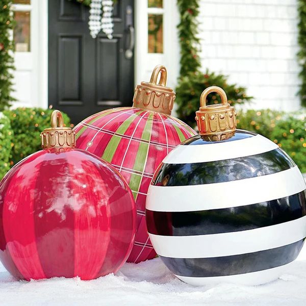 Bouncers infláveis Playhouse Balanços Bola de Discoteca de Natal Engraçado Atmosfera Ao Ar Livre Grande Brinquedo Para Decoração de Casa Fora Balão de Presente de Festa 231212