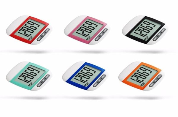 7 Dijital Pedometre Su Geçirmez Taşınabilir Adım Hareket Kalorileri Sayaç Çok Fonksiyonlu Mesafe Çalışma Monitörü Ultralight5948995