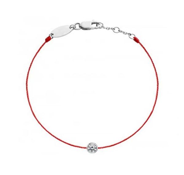 B01001F linha de linha vermelha feita à mão corda artesanal pulseiras pulseiras para mulheres presente de aniversário joias y11195695970