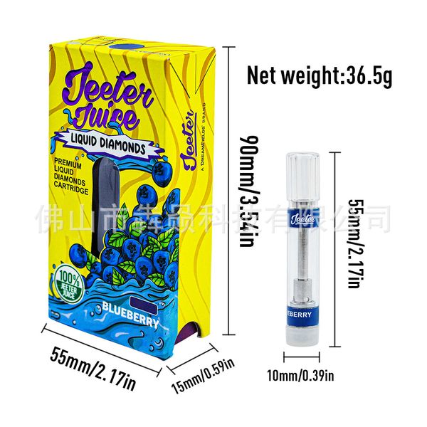 qualità Ceramic Coil Carts usa e getta vape Atomizzatori Cartucce sigaretta elettrica usa e getta penne vape carrelli 1.0 ml Capacità Bianco Nero Colori