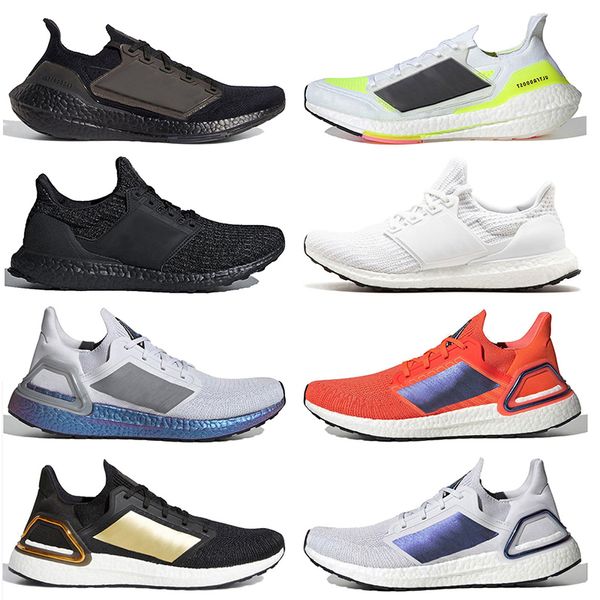 Moda Tasarımcı Kadınlar Erkek Ultraboosts 20 Koşu Ayakkabıları Ultra 4.0 DNA 22 19 Bulut Beyaz Siyah Pembe Jogging Yürüyüş Sabahları Dhgate Runners Trainers Boyut 36-45