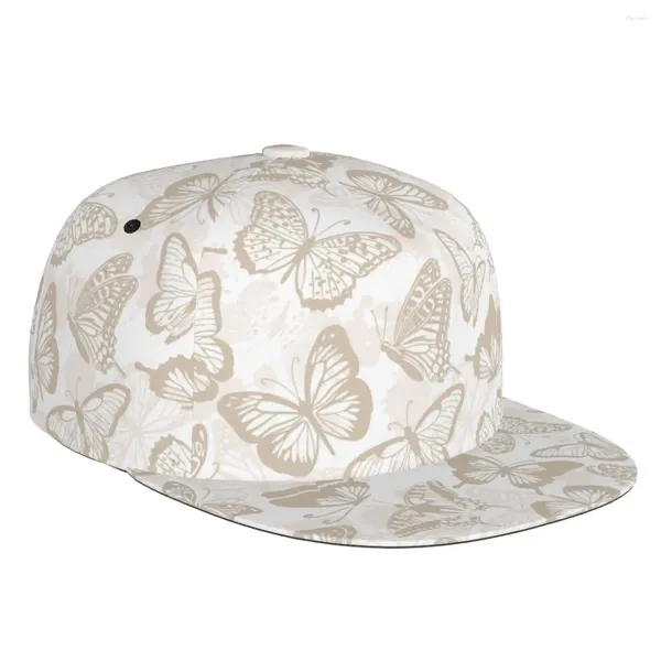 Ball Caps Butterfly 3D Baskı Beyzbol Kapağı Sıradan güneş şapkası zarif etnik stil moda sahne hip hop kadın erkekler