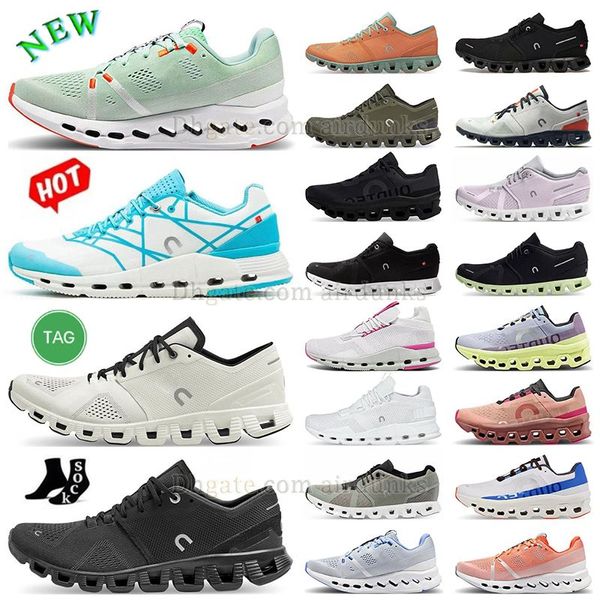 Роскошные кроссовки On Cloud Nova Z5 White Cyan X3 White Black Monster Водонепроницаемые кроссовки Vista Swift 3 Schuhe Мужчины Женщины Кроссовки X3 Pearl Barbie Surfer Dupe Открытые кроссовки