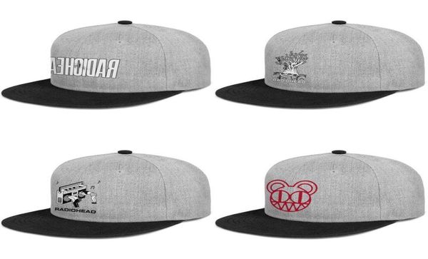 Radiohead-Logo, ROT, Schwarz, für Herren und Damen, Snap-Back, flache Krempe, Baseball, coole, taillierte Vintage-Hüte, MUSIC TREE, neue Alben, Songs, LOGO5422399