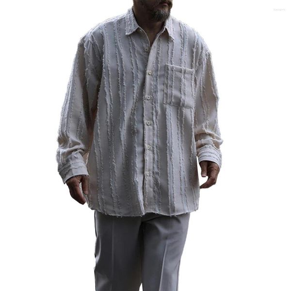 Camicie casual da uomo Camicia di marca a prezzi accessibili Abito da uomo Comodo top a maniche lunghe slim regolare a maniche lunghe