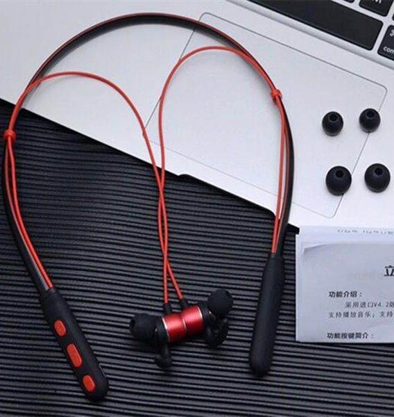 Neckband fones de ouvido tendência sem fio bluetooth fone à prova dwaterproof água com conexão magnética esporte headset4162088