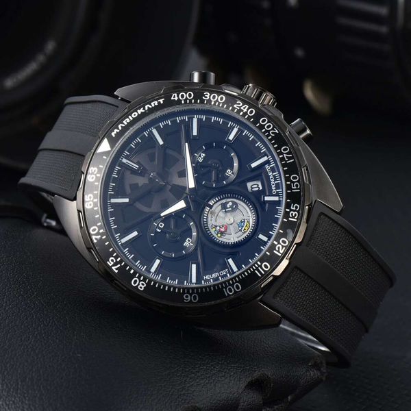 Heuerly Watch Designer Relógios masculinos de luxo relógios de alta qualidade Hot Ya Brand Multi funcional pequeno três agulhas relógio masculino relógios de luxo acessório de moda