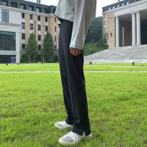 Abiti da uomo 2023 di alta qualità di lusso dritto pantaloni da lavoro da uomo Designer Primavera Autunno elegante casual pantaloni lunghi formali maschio N57