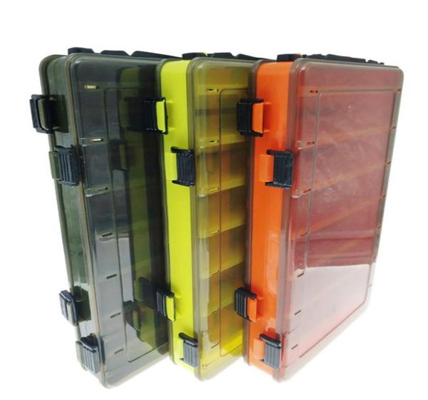 Ocean Fishing Tackle Box Doppelseitige tragbare Organisationsbox für künstliche Köder Köder Angelausrüstung4204980