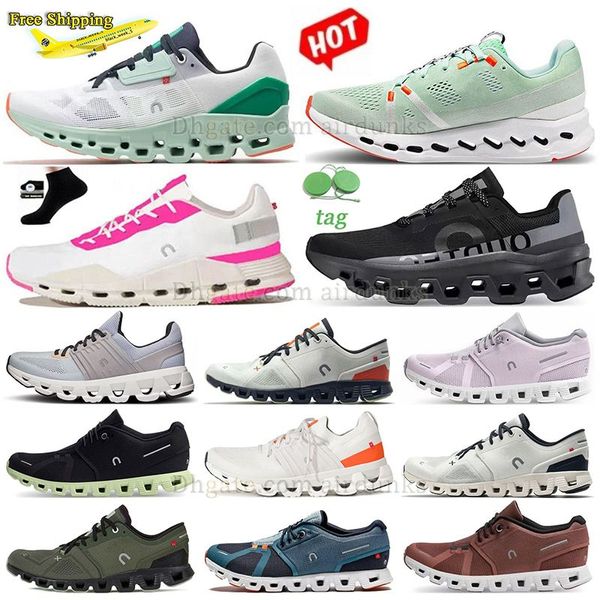 Frete grátis tênis de corrida Cloudnova Rosa Branco Nova Monster Surfer Swift 3 Barbie Homens Mulheres Tênis 5 Todos Preto X3 Cloudstratus Schuhe Treinadores ao ar livre Dhgate.com