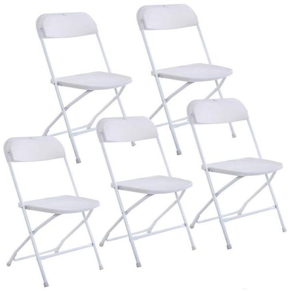 Yeni Plastik Katlanır Sandalyeler Düğün Partisi Etkinlik Sandalyesi Ticari Beyaz Gyq198s