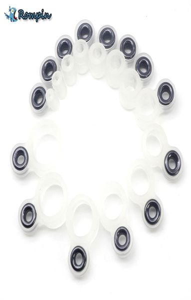 Rompin 14 шт. в комплекте, удочка, проволочное кольцо, керамика, глаз, DIY, направляющая для лески, силиконовое кольцо, разные размеры, 114, силиконовая рамка5137828