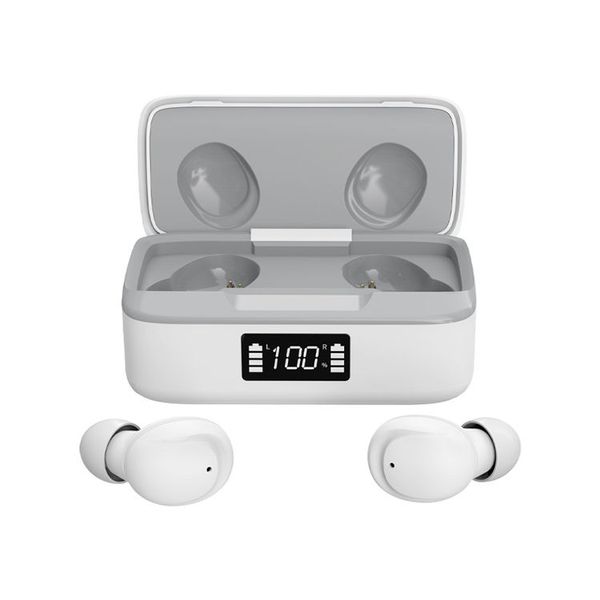 XY-10 Bluetooth-headset Privémodus in-ear Mini-versie 5.3 Draadloos TWS digitaal display met oplaadstation