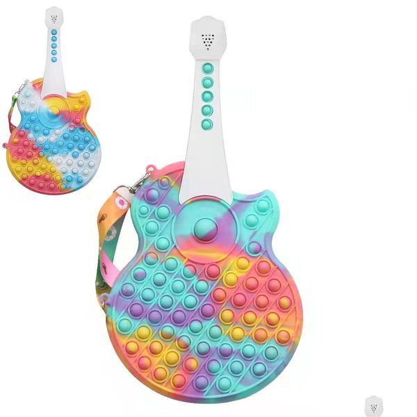 Dekompresyon oyuncak ürünleri fidget çanta sile cüzdan gitar piyano mTifonction band müzik crossbody childrens eğitim damla teslim dhjnv