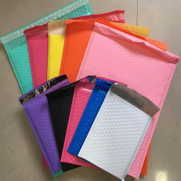 25 peças envelope de embalagem sacos grandes envelopes acolchoados branco rosa preto bolha mailers bolhas poli mailer polymailer2211