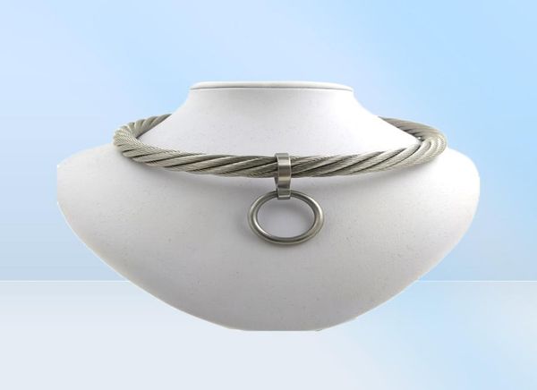 Ожерелья с подвесками ACE из нержавеющей стали, запираемый воротник, колье для мужчин и женщин, цепочка, ожерелье, набор ограничений для связывания, колье 2211038809887