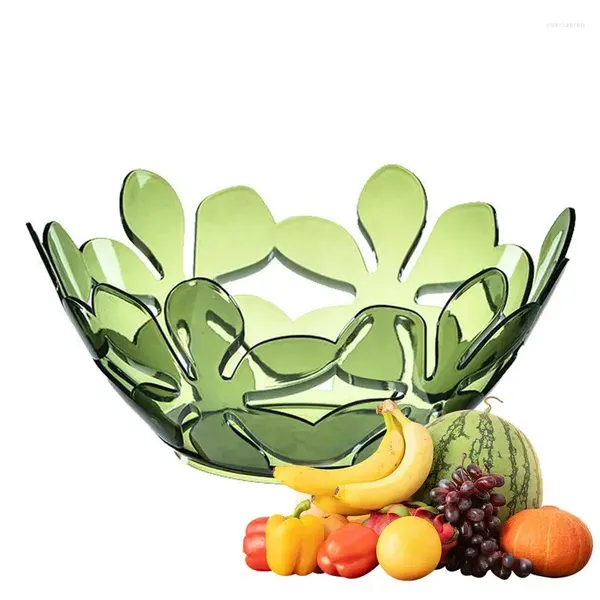 Teller Obstteller Tischdekoration Tischplatte Küchenhalter Blütenblattform Ablageschale für Brot Gemüse Süßigkeiten Obst und