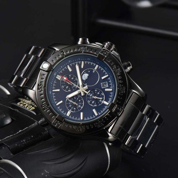 Designer Biret Relógios Masculino Relógios de Luxo Top Watch 2023 Venda quente Centennial Men's Silicone Watch Band com seis agulhas Pequeno mostrador Relógio de quartzo masculino de trabalho
