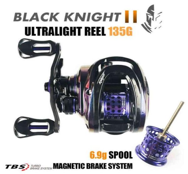 New Black Knight II 135g Ultralight BFS Baitcaster Reel 69g Spool Finesse Isce