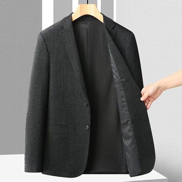 Abiti da uomo Uomini di alta qualità Moda bella Tutto Business Casual Blazer in viscosa regolari quattro stagioni stile inglese