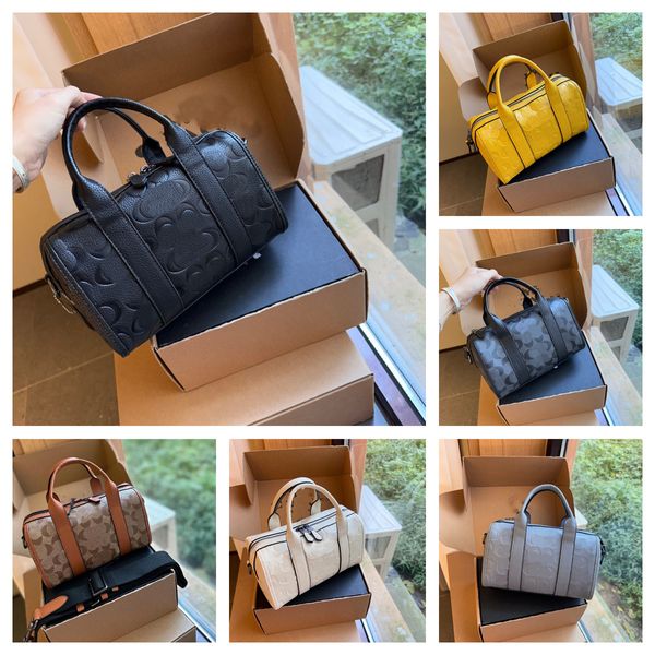 Mini Rowan Umhängetasche, Designer-Herrentasche, Luxus-Coa-Umhängetasche, Boston-Tasche, Damenmode, Kissen, Schultertasche, Handtasche, Geldbörse, Geldbörse, Prägung, Leder, Rucksack, Reisetasche