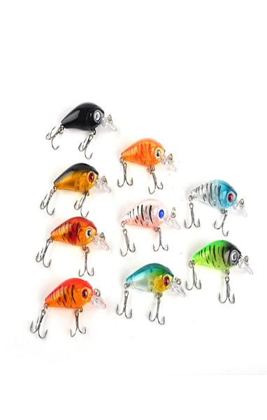 45cm 4g mini -traço de pesca plástica transparente isca de peixinho de peixinho isca de isca artificial 3D 9 cores 9 cores por set8185980