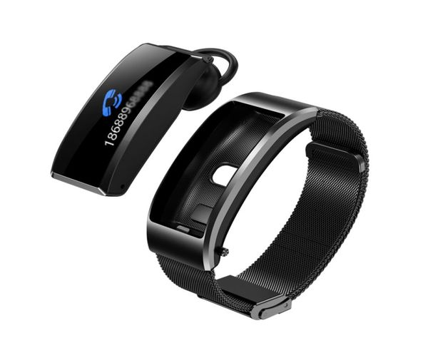 Mosmart Kabellose Kopfhörer, Stereo-Sound, Handanruf, Bond mit Smart-Armband, Fitness-Tracker, Smartwatch für Erwachsene und Kinder, 7492719