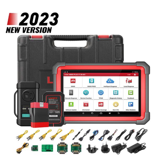 Neuer LAUNCH X431 IMMO PLUS Autodiagnosescanner X-PROG 3 Schlüsselprogrammierwerkzeuge Alle System CANFD DIOP OBD2 Codeleser Kostenloser Versand