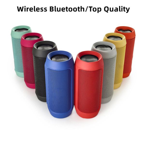 Altoparlanti portatili Altoparlanti Bluetooth JHL Charge2 E2 Mini altoparlante Bluetooth senza fili Altoparlanti portatili per sport all'aria aperta con doppio corno 4 colori