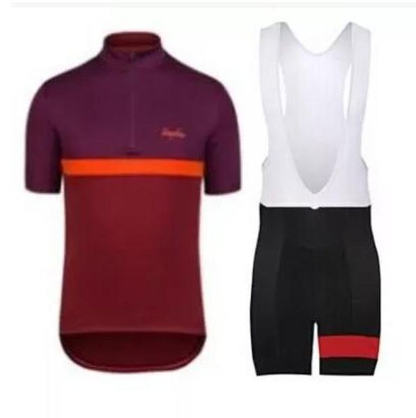 2016 Cheep Rapha Maglie da ciclismo Maniche corte Abbigliamento da ciclismo Abbigliamento da bici Comodo antibatterico New Rapha Jerseys2536779