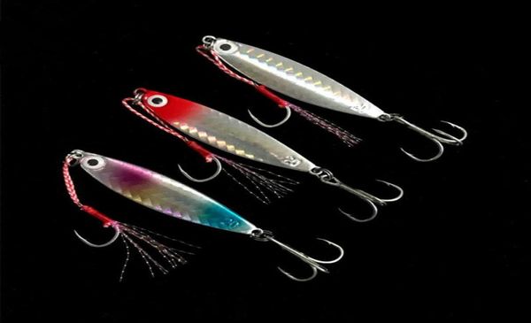 Shore Cast Isca De Pesca Isca De Pesca Lenta Shaking Jigs Artificiais Jigbait Iscas De Metal 20g 63cm 5g Lote 3 Pieces3994783