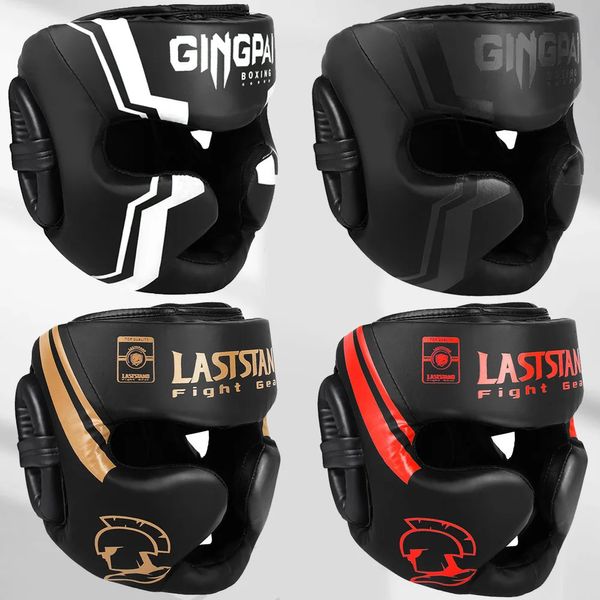 Caschi da sci Casco kick boxing Karate Muay Thai Guantes De Boxeo Copricapo da combattimento gratuito MMA Guardia per la testa Sanda Allenamento Adulti Attrezzatura per bambini 231214