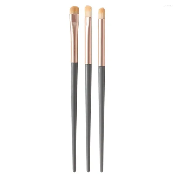 Make -up -Pinsel 3PCs Lidschatten Details Mischwerkzeug Set Kosmetischer Highlighter Lügen Seidenwürmer Mudge weiches Haar Rouge Schönheit