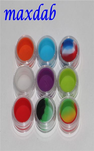 Plastica trasparente Acrilico E Porta di cera di cera di cera per liquido 3 ml Mini barattoli bho barattoli di silicone barattoli di silicone in tampone silicon36868657.