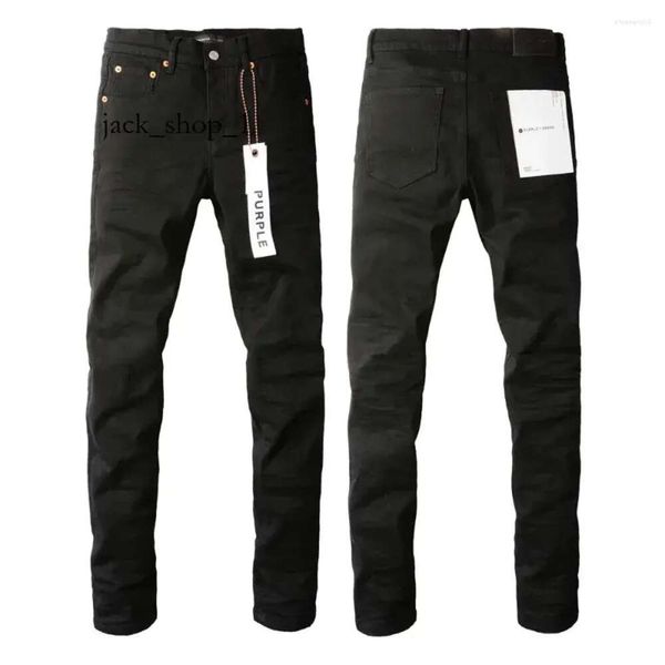 Lila Jeans Herren Jeans 2023 Lila Marke Solide Streetwear Mode Schwarz Denim Slim Stretch Lila Jeans Designer 909