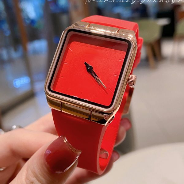 Vestite Luxury Lady Watch Square Dia quadrato Domande da donna Designer Orologi da polso di alta qualità per il regalo di San Valentino per la mamma di San Valentino Regalo per la mamma