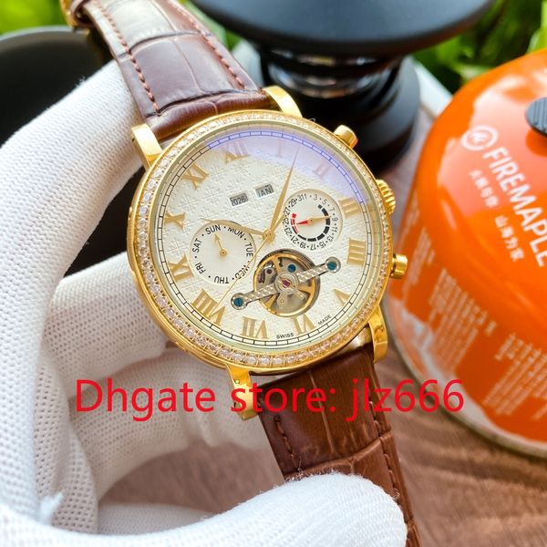 Orologio da uomo di design (PP) movimento meccanico completamente automatico tourbillon sportivo per il tempo libero specchio zaffiro impermeabile,dd