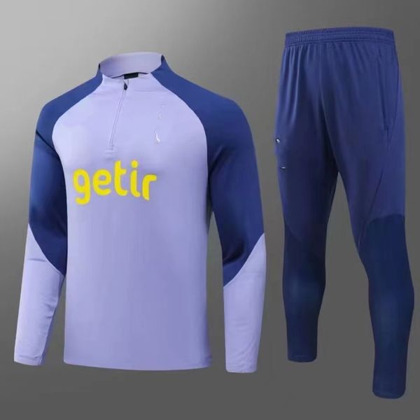 Kostenloses Schiff 5A+ hochwertiger Trainingsanzug Fußball-Trainingsanzug 23 Tuta Maillot-Trikots Jacken-Set Paris Herren- und Kinder-Fußball-Trainingsanzüge Joggen Survêtement Chandal-Sets