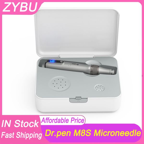 M8 Aggiornamento Dr.pen M8S Cura della pelle Microneedling Macchina di bellezza Mesotherpay viso Dermapen MTS Strumento Crescita dei capelli Anti riflusso Aghi Cartucce Derma Dr Pen