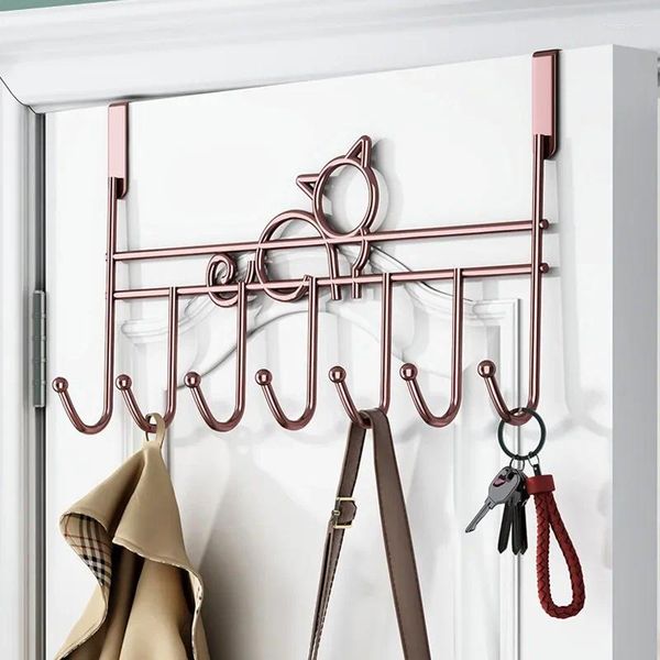 Haken über der Tür Home Badezimmer Organizer Rack Kleidung Mantel Hut Handtuch Kleiderbügel Küche Zubehör Halter hängen