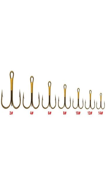 Рыболовные крючки из нержавеющей стали, 7 размеров, тройные крючки с зазубринами, пресноводные соленые крючки jllHeZ5404655